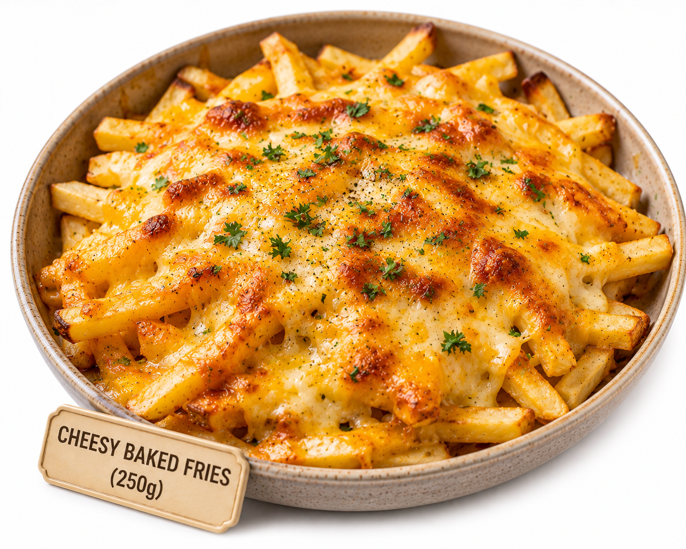 Cheesy Baked Fries (250g)