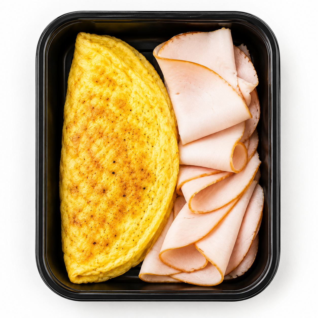 Lean Smoked Turkey Omelette Meal
