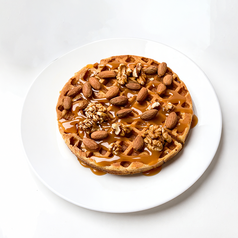 Sugar-Free Caramel Waffles