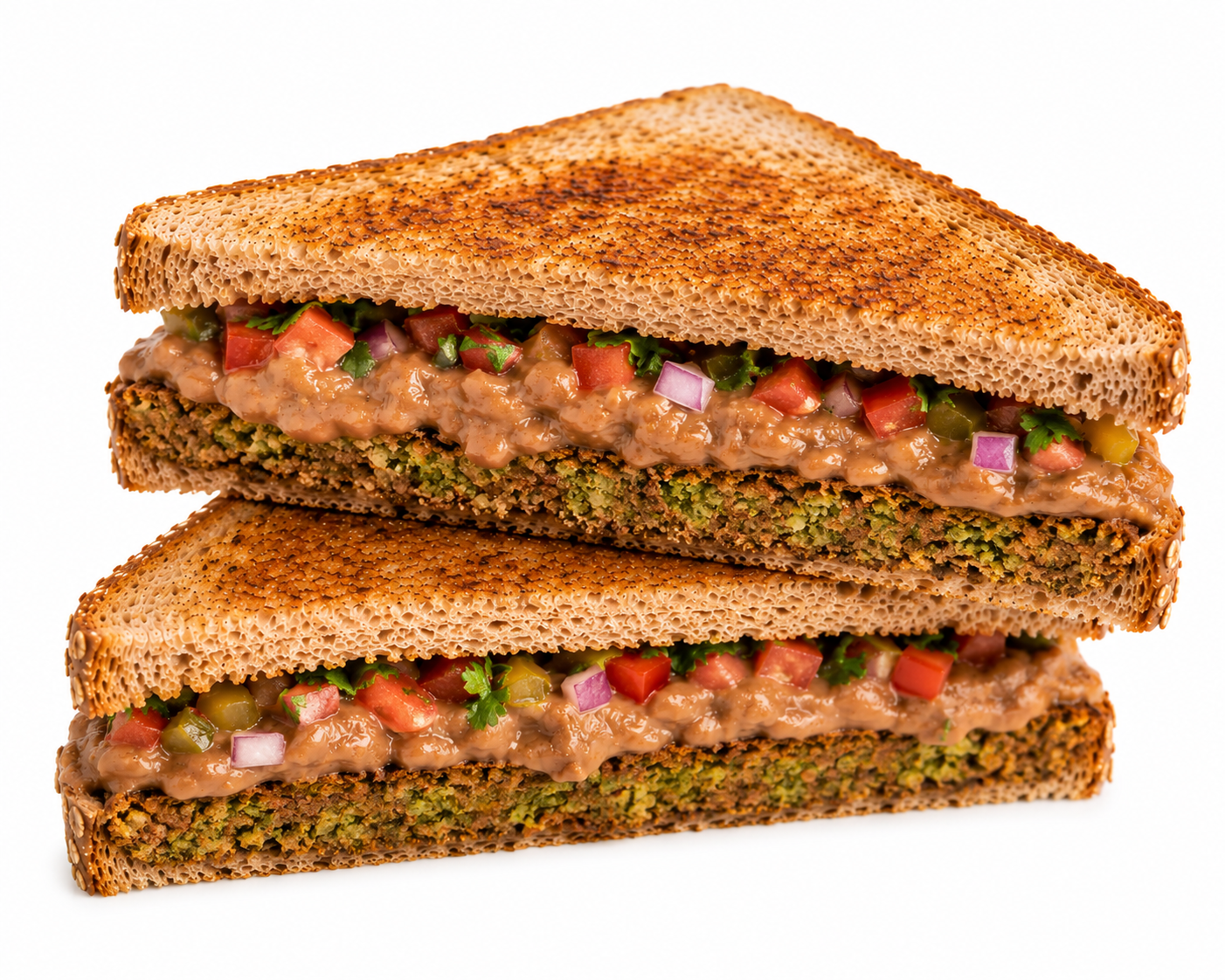 Mixed Taameya & Foul Toast