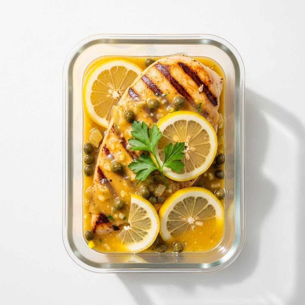 Grilled Chicken Piccata
