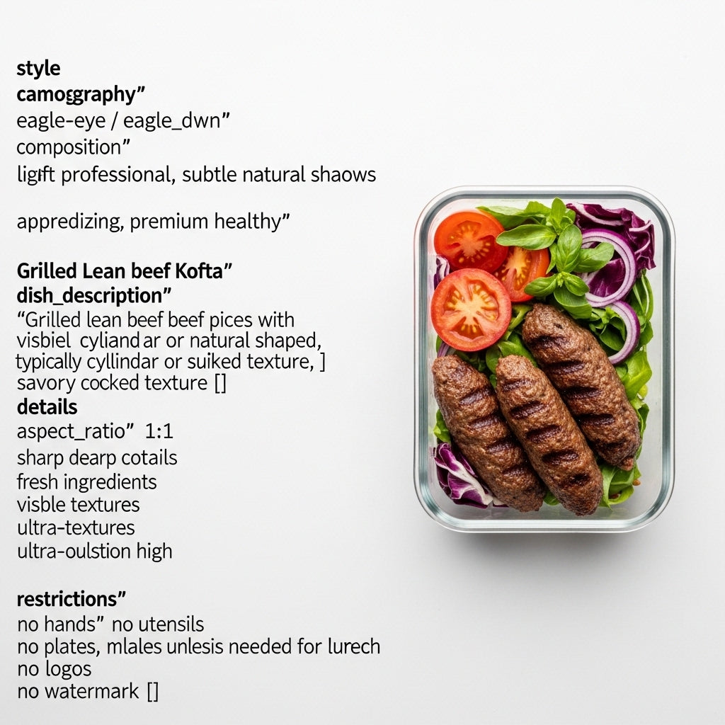 Grilled Lean Beef Kofta