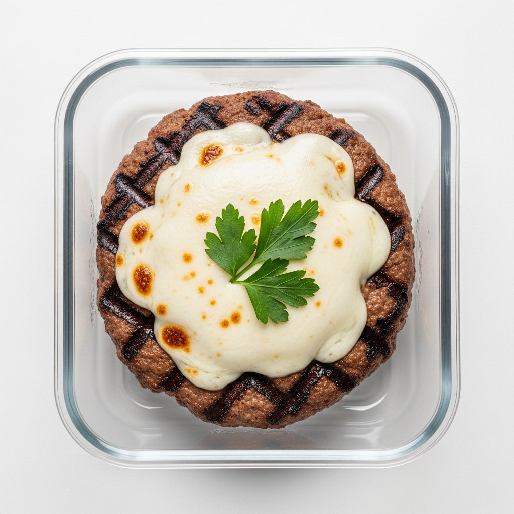 Lean Beef & Mozzarella Burger Patty
