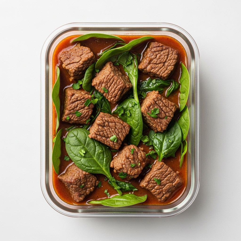 Lean Beef & Spinach Stew