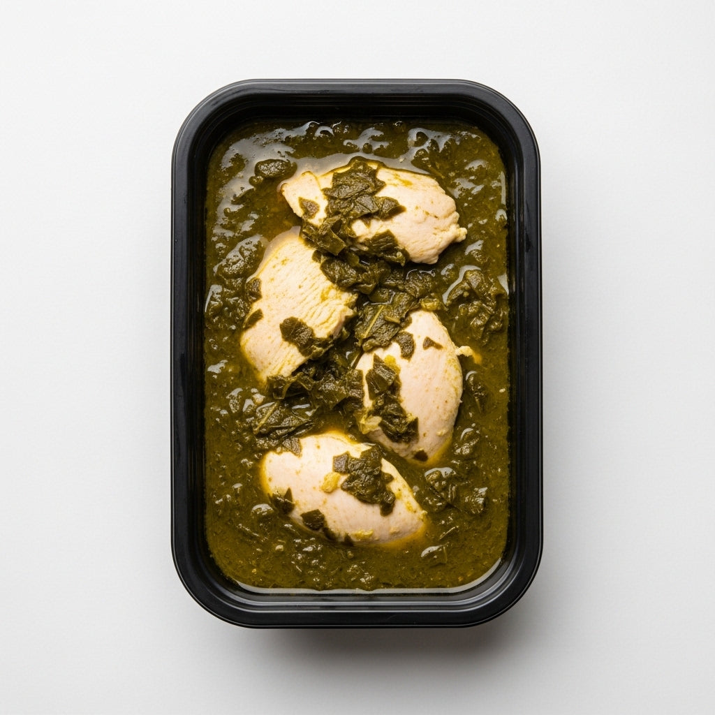 Lean Chicken & Molokhia Stew