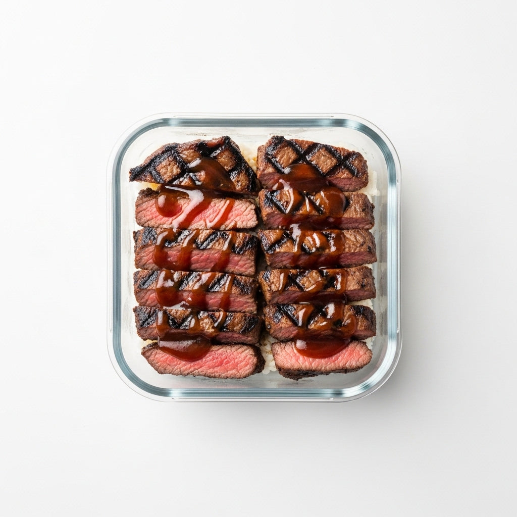 Lean Grilled BBQ Beef Slices