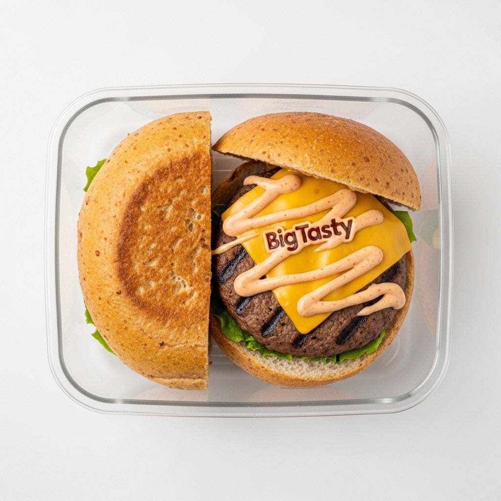 Whole Grain Hawawshi with Lean Beef Patty & Natural Cheese