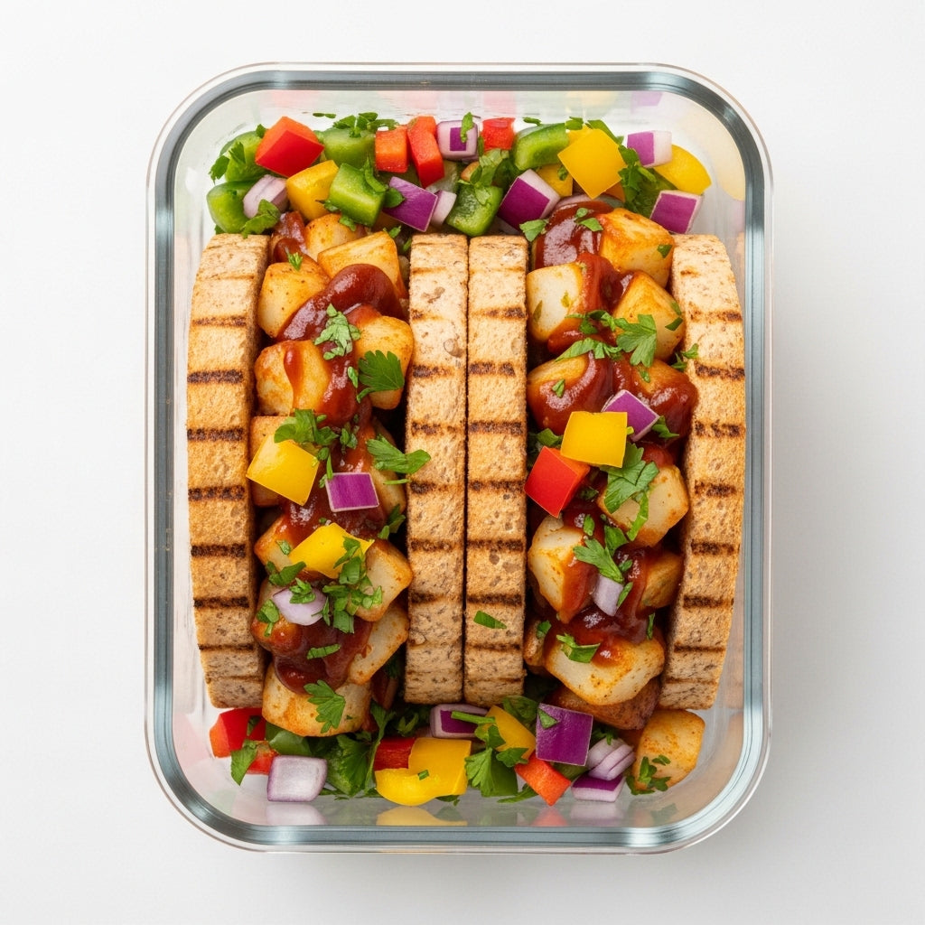 Wholesome BBQ Potato Toast