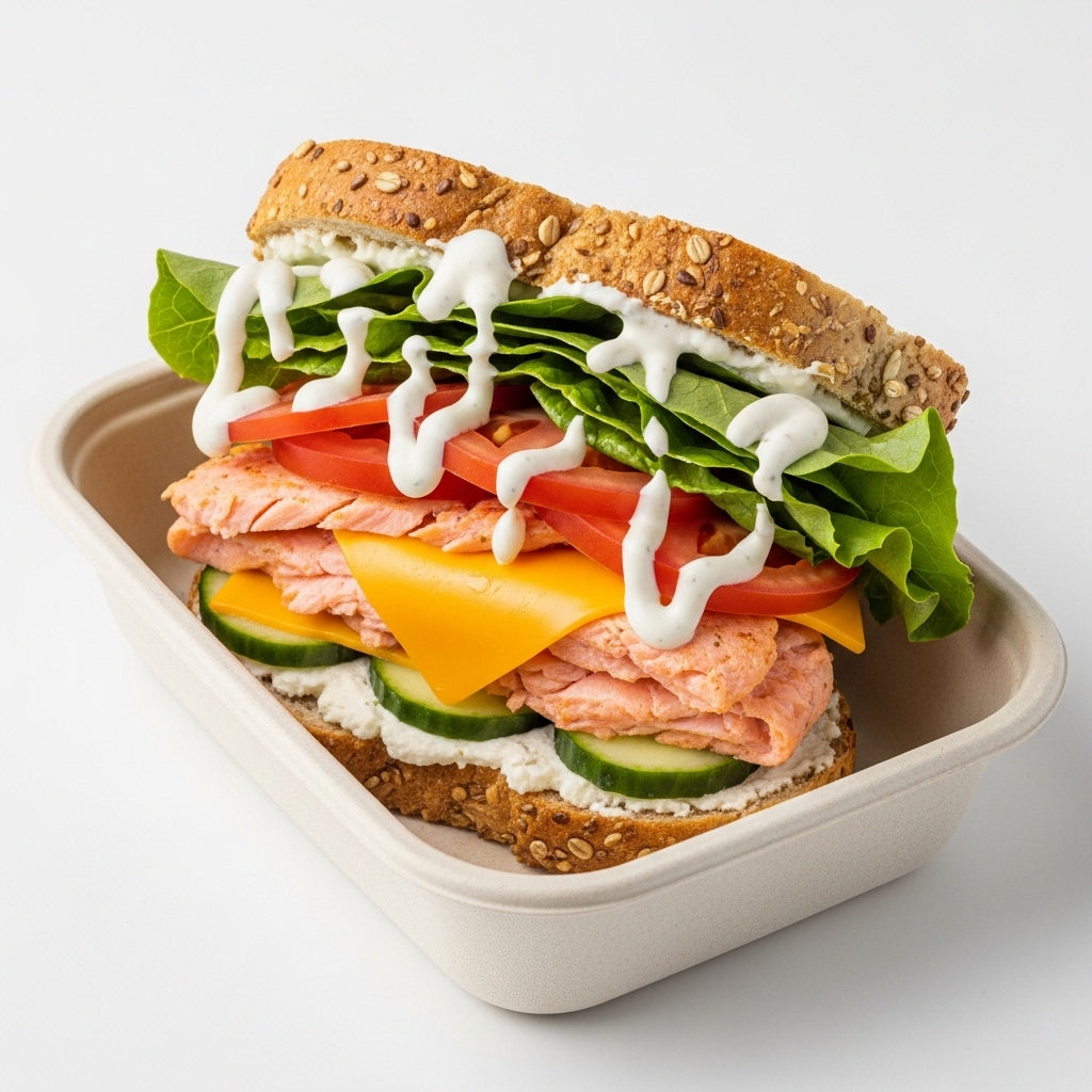 Wholesome Salmon & Cheese Fino Sandwich